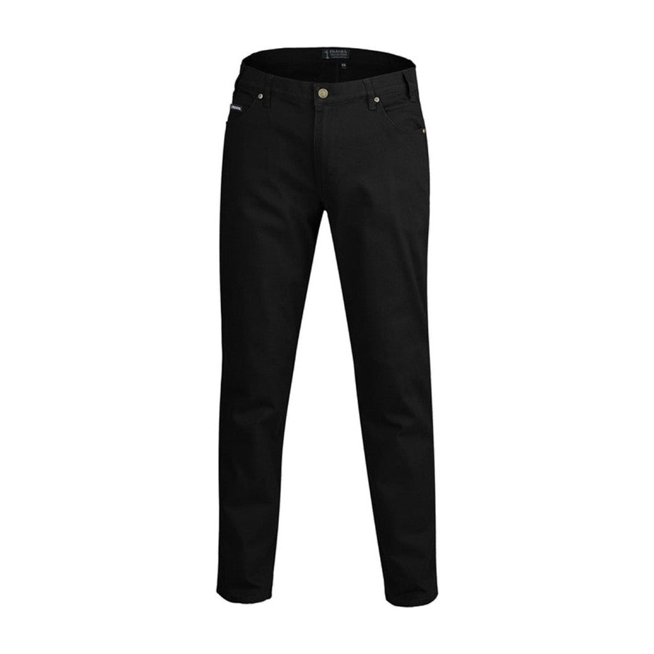 Pilbara Mens Cotton Stretch Jean RMPC014 in Black