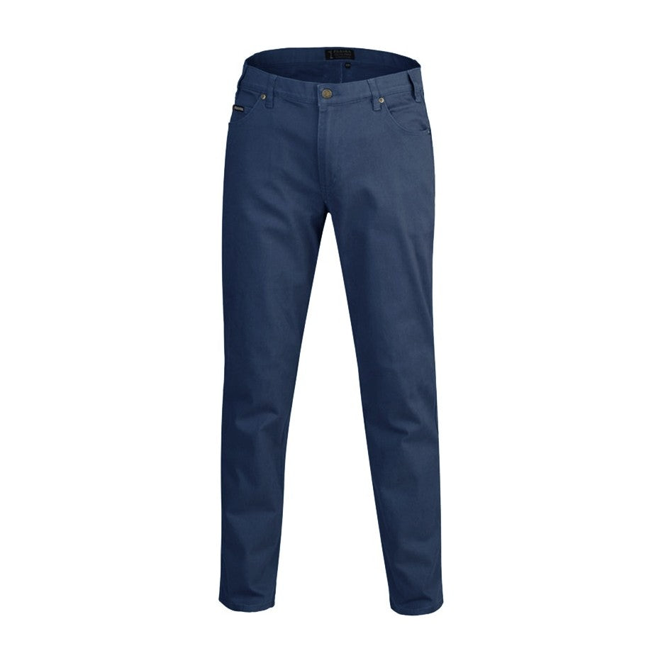 Pilbara Mens Cotton Stretch Jean RMPC014 in Gunmetal Blue