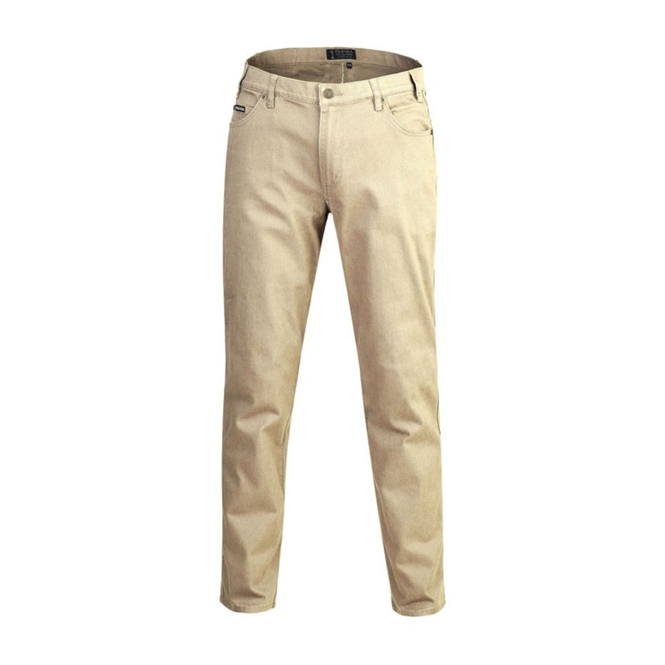 Pilbara Mens Cotton Stretch Jean RMPC014 in Wheat