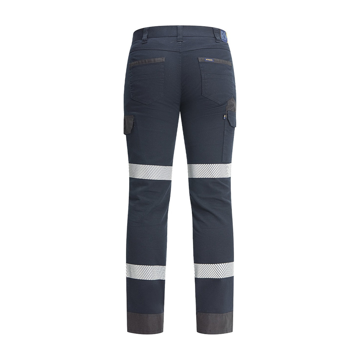 RMX Flexible Fit Light Weight Tactical Pants Reflective RMX011R in Dark Navy, back view