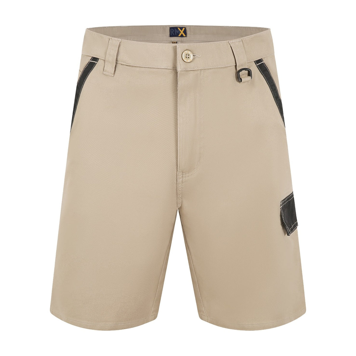 RMX Flexible Fit L/W Mid Leg Tactical Shorts RMX011S in Tan