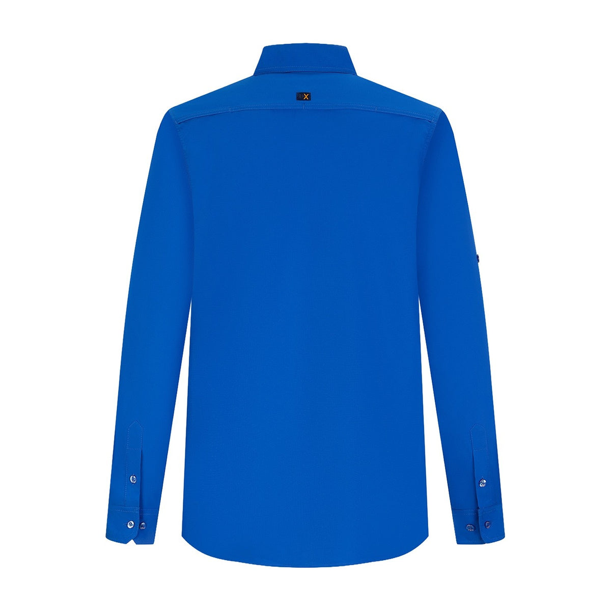 RMX Light Weight Ripstop Shirt RMX019 in Cobalt Blue, back view