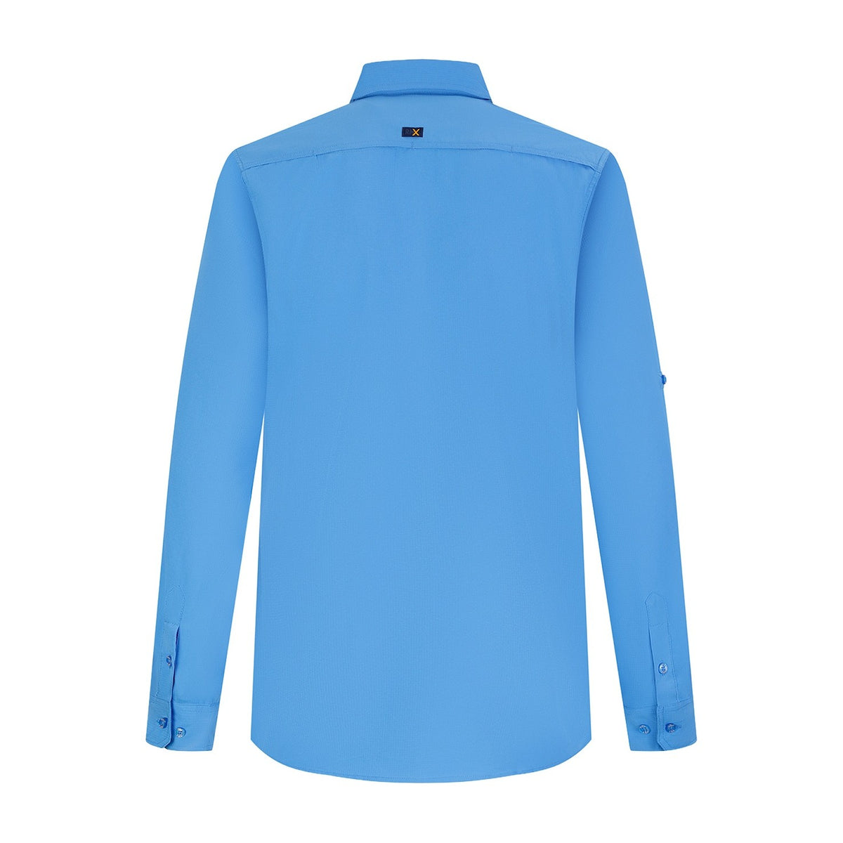 RMX Light Weight Ripstop Shirt RMX019 in Light Blue, back view