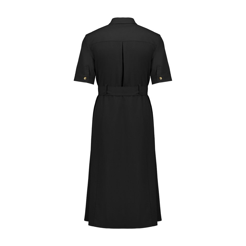 Biz Corporates Adele Womens Midi Dress RO571LS in Black, view 2