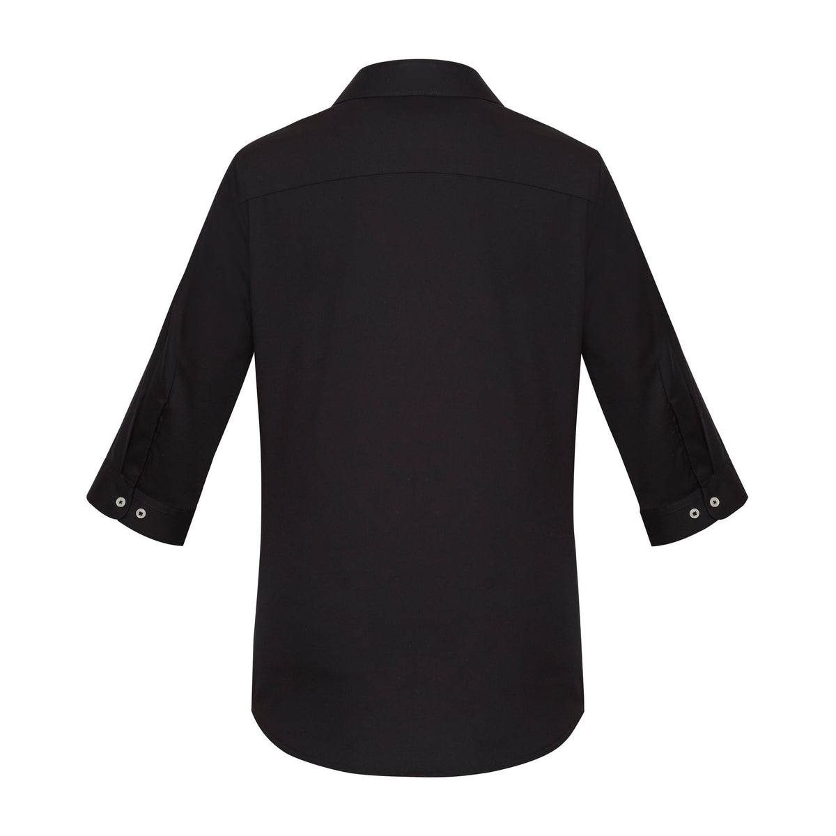 Biz Corporates Charlie Womens 3/4 Sleeve Shirt RS968LT in Black, view 2