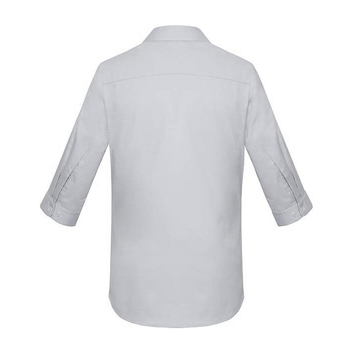 Biz Corporates Charlie Womens 3/4 Sleeve Shirt RS968LT in Silver Chambray