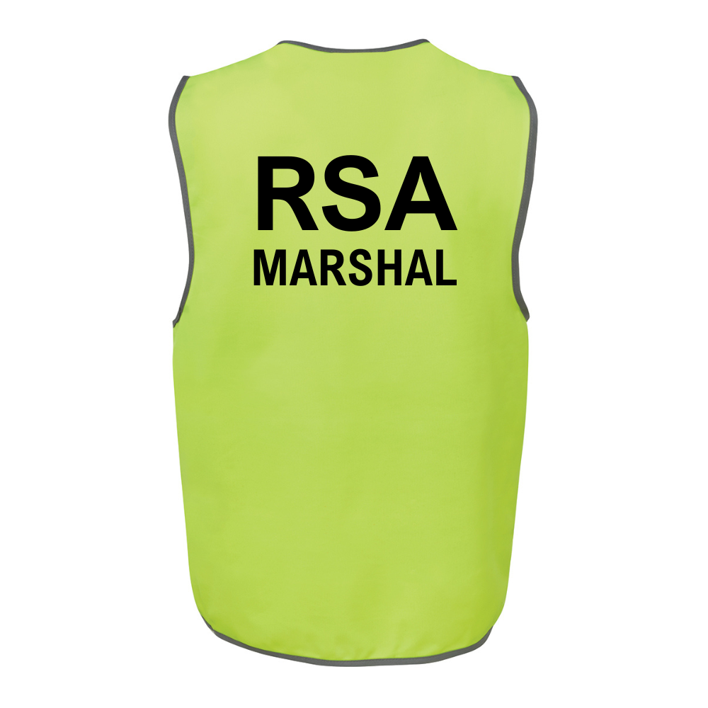 RSA Marshal Hi Vis Safety Vest