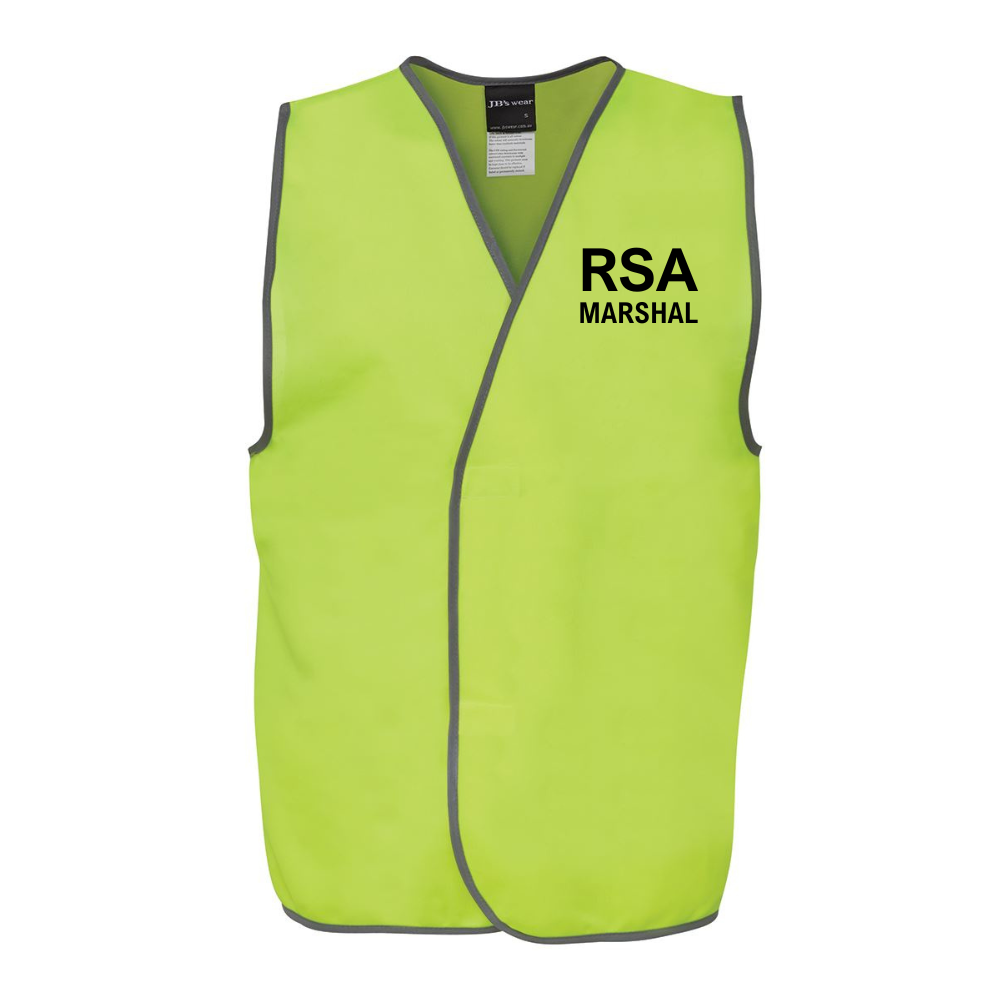 RSA Marshal Hi Vis Safety Vest