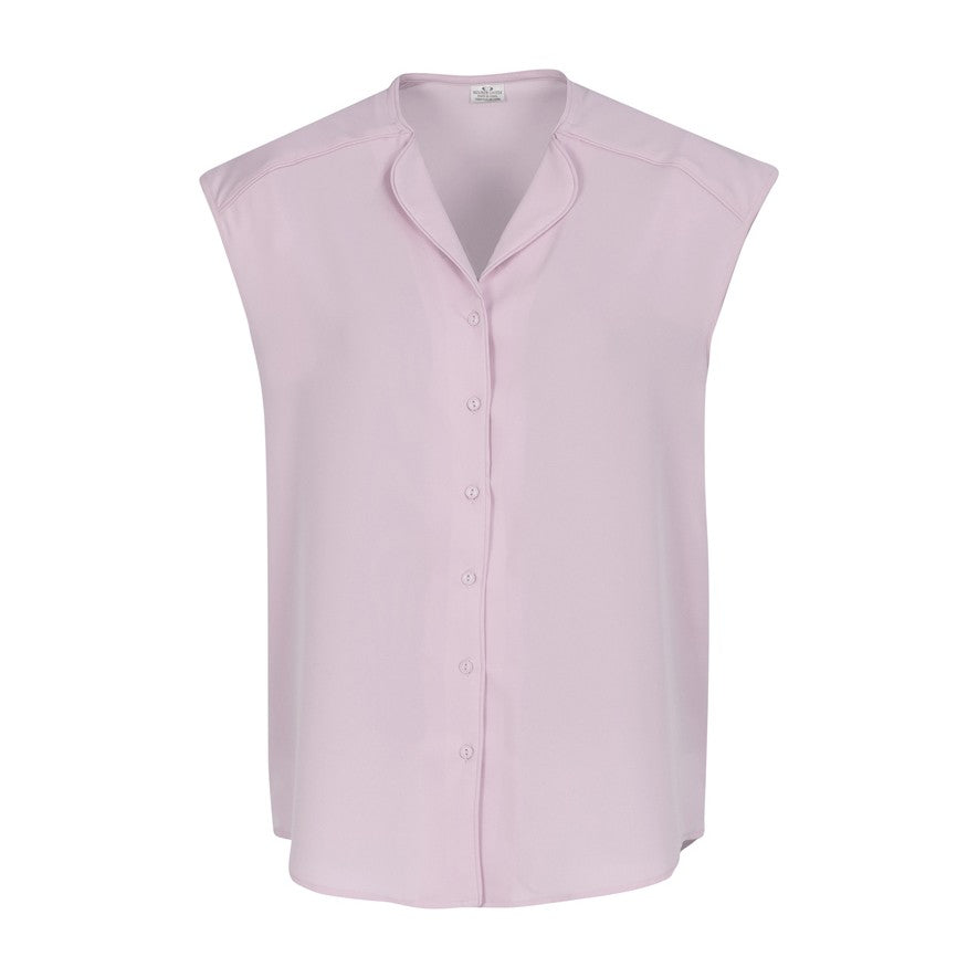 Biz Lily Womens Blouse S013LS in Amethyst