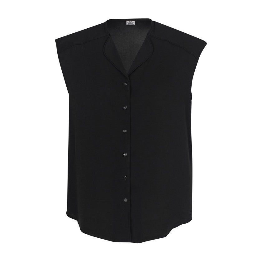 Biz Lily Womens Blouse S013LS in Black