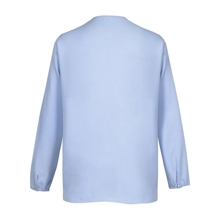 Biz Lily Womens Hi-Lo Blouse S014LL in Ice Blue, view 2