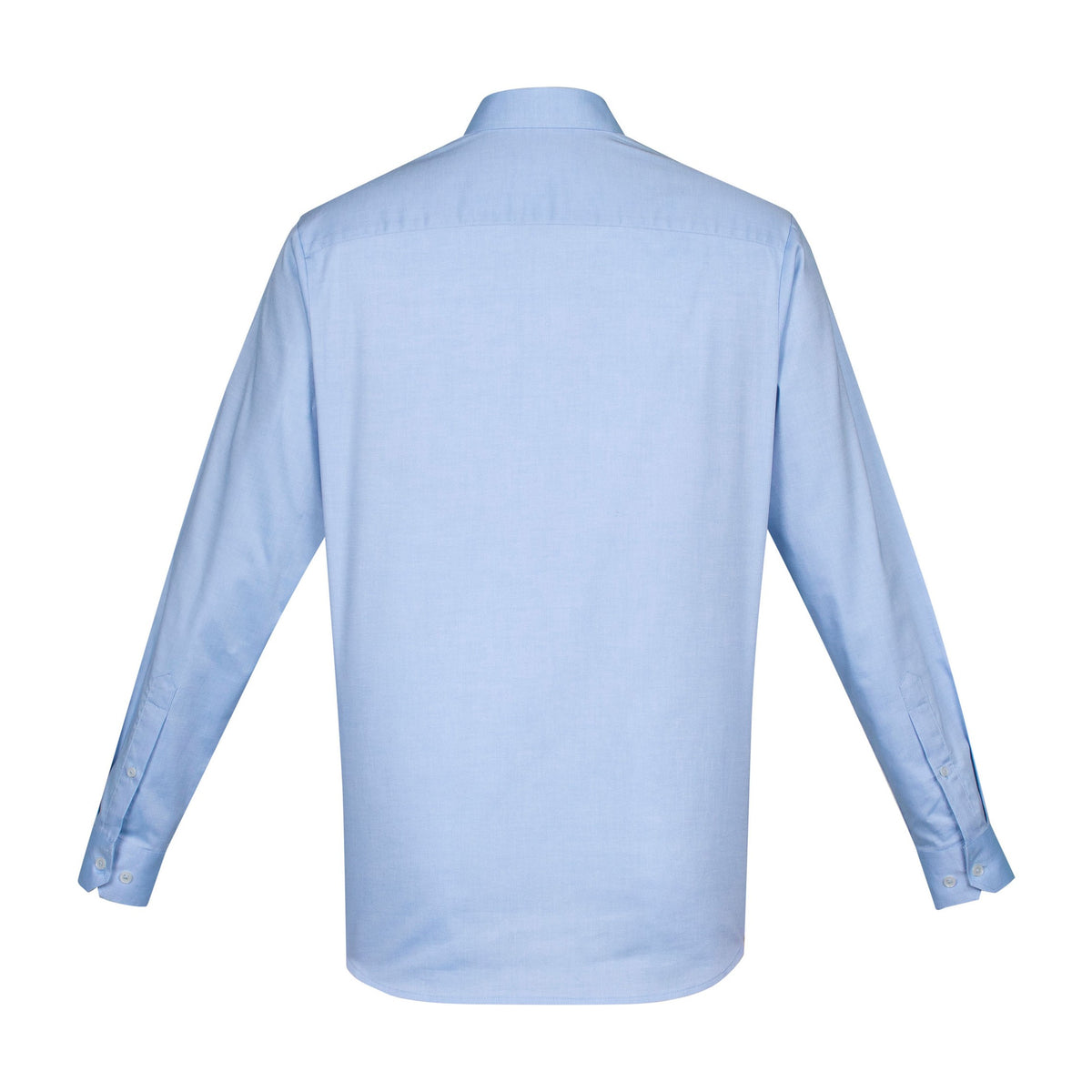 Biz Camden Mens Long Sleeve Shirt S016ML in Blue, view 2