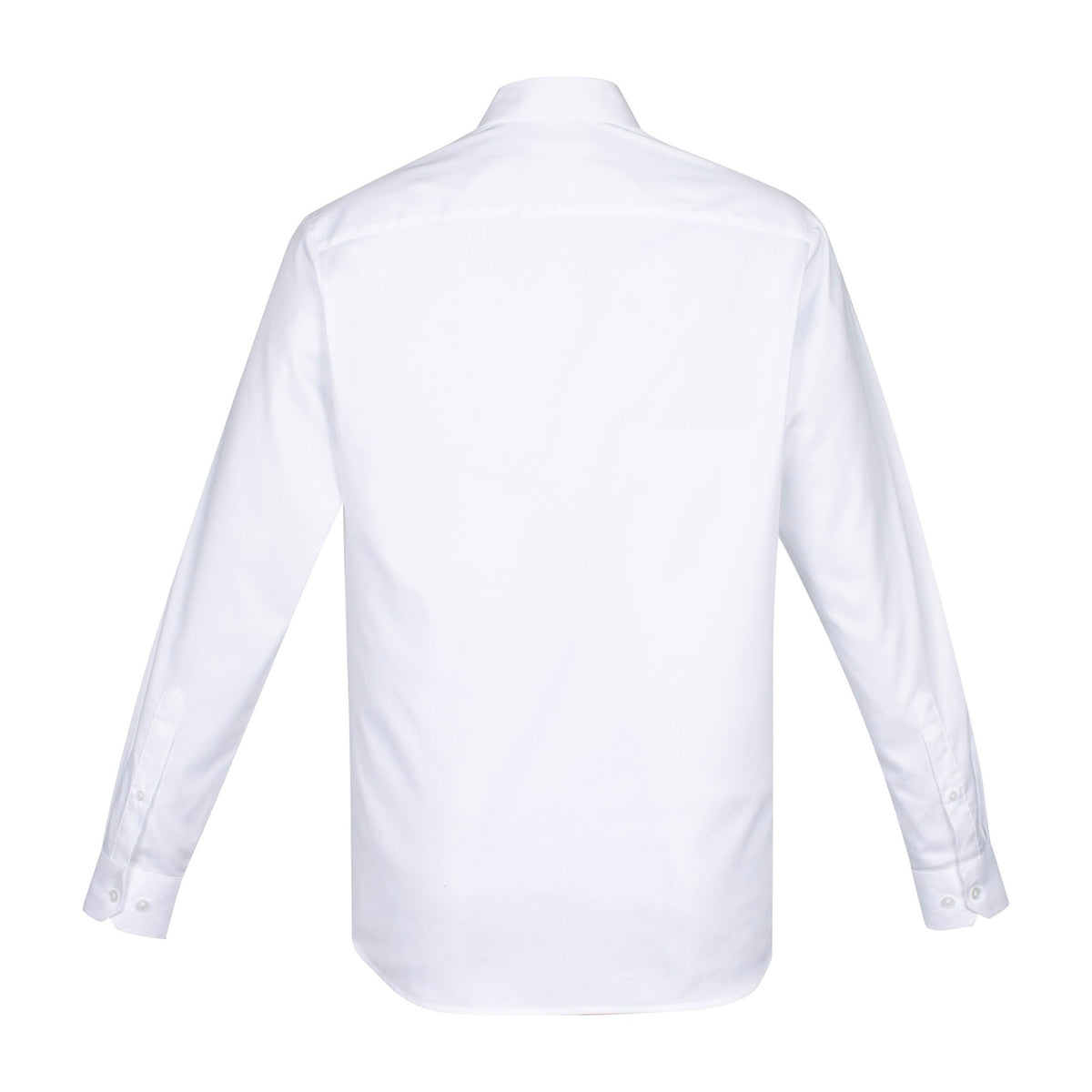 Biz Camden Mens Long Sleeve Shirt S016ML in White, view 2