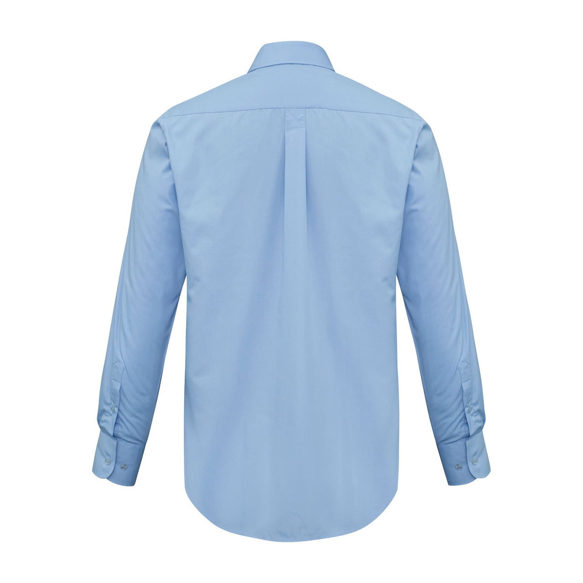 Biz Base Mens Long Sleeve Shirt S10510 in Blue, view 2