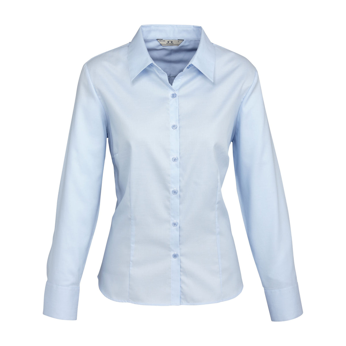 Biz Luxe Womens Long Sleeve Shirt S118LL in Blue