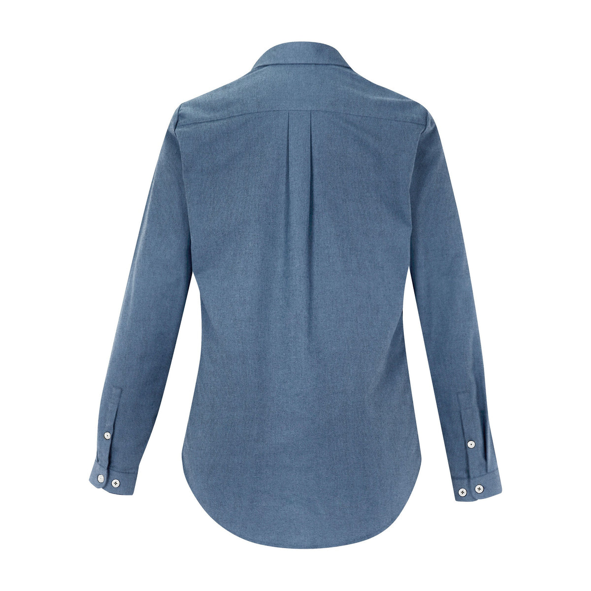 Biz Memphis Womens Long Sleeve Shirt S127LL in Grey Smoke, view 2