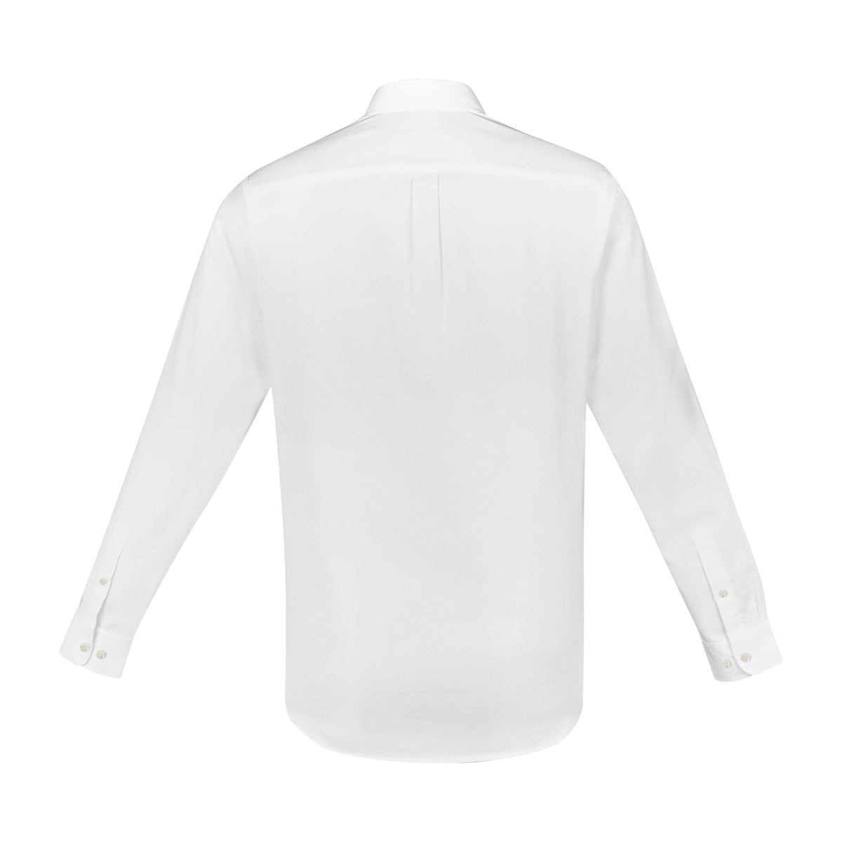 Biz Memphis Mens Long Sleeve Shirt S127ML in White, view 2