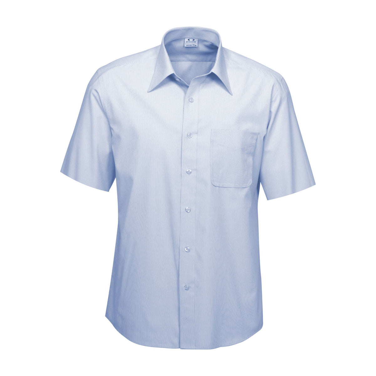 Biz Ambassador Mens Short Sleeve Shirt S251MS in Blue