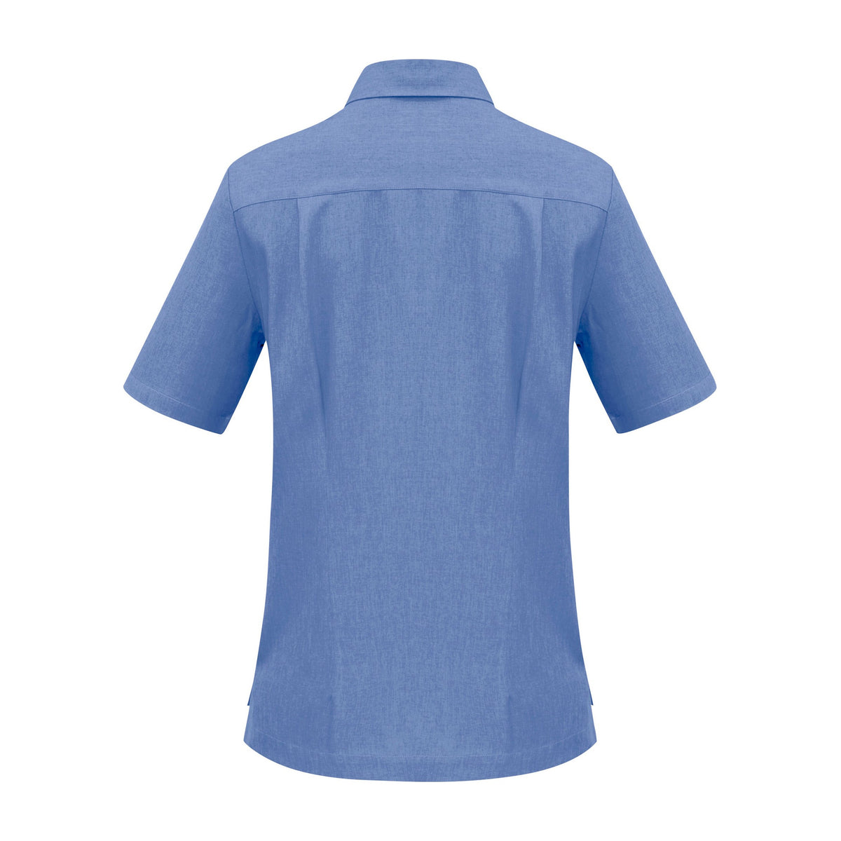 Biz Oasis Womens Overblouse S265LS in Mid Blue, view 2
