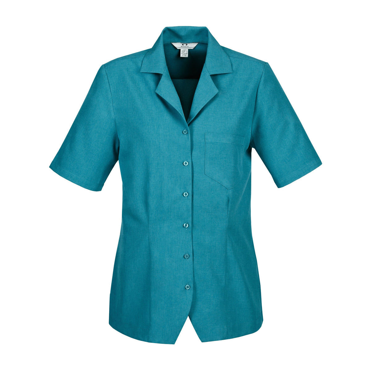 Biz Oasis Womens Overblouse S265LS in Teal