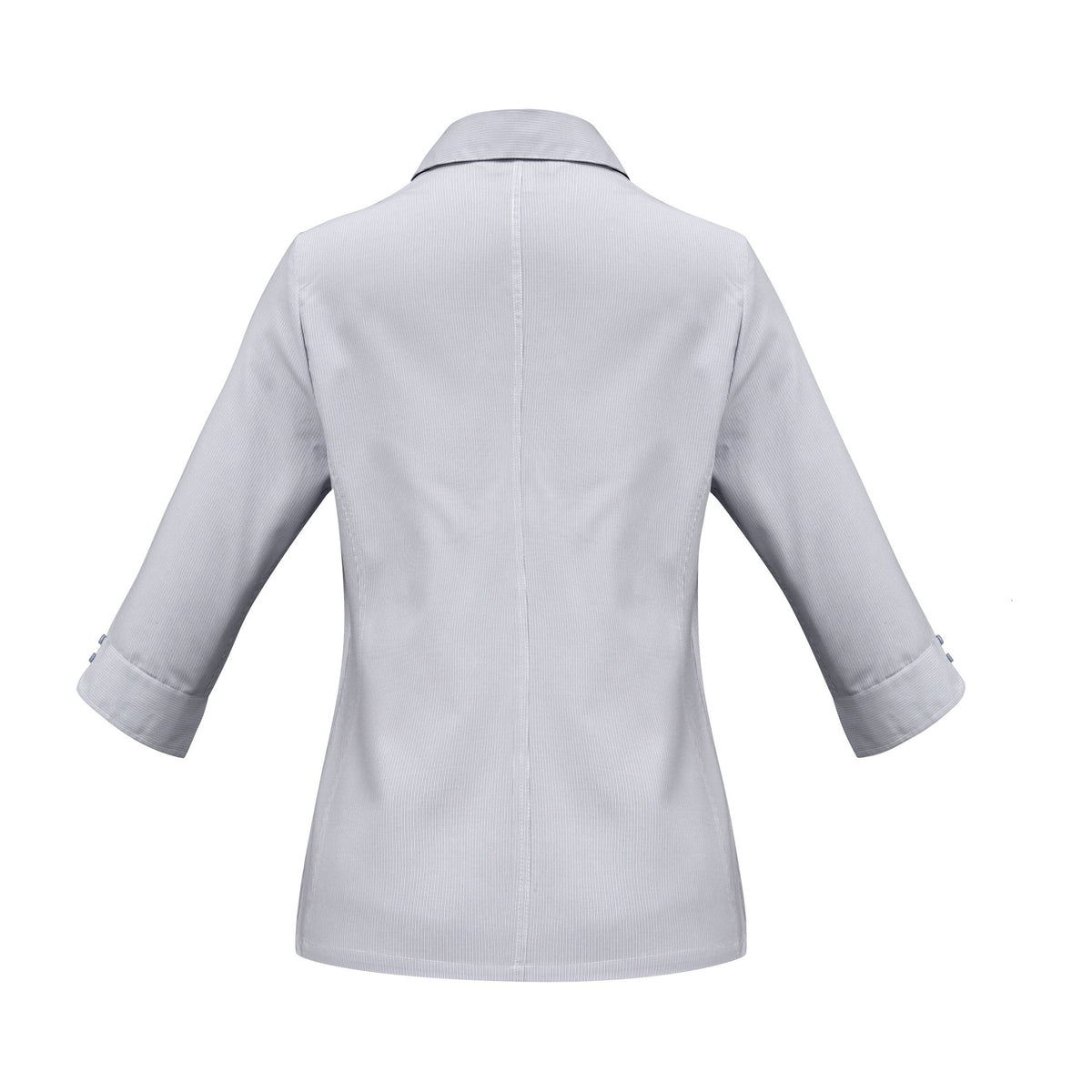 Biz Ambassador Womens 3/4 Sleeve Shirt S29521 in Silver Grey, view 2