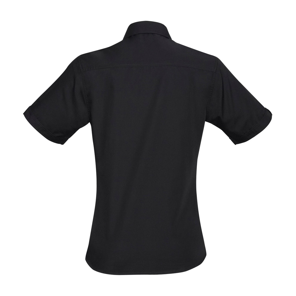 Biz Bondi Womens Short Sleeve Shirt S306LS in Black, view 2