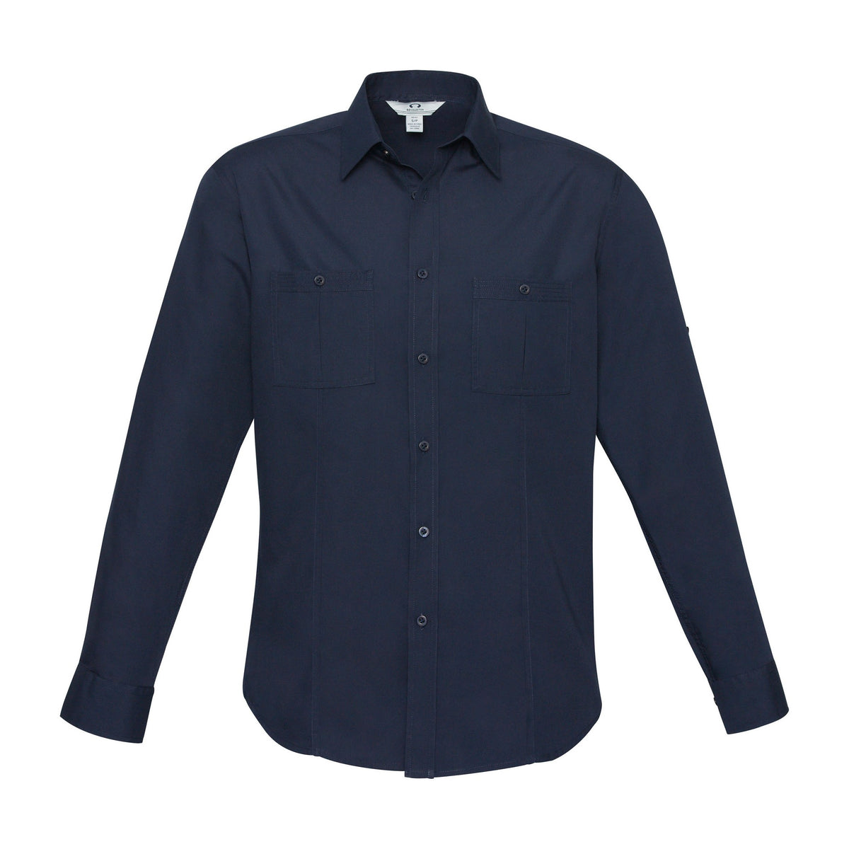 Biz Bondi Mens Long Sleeve Shirt S306ML in Navy