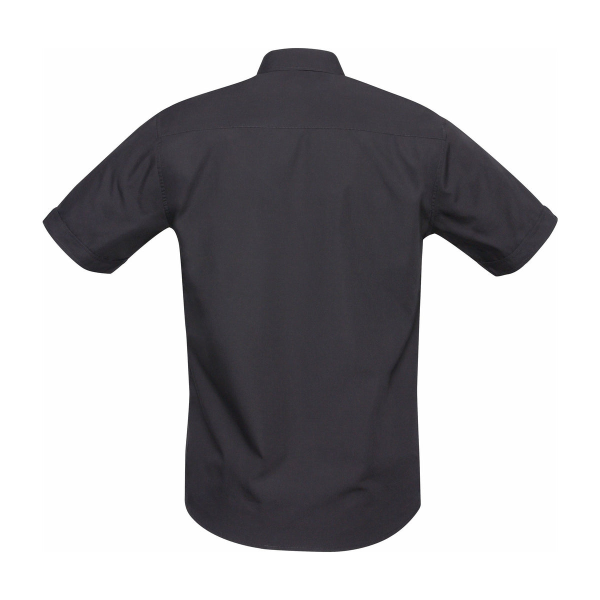 Biz Bondi Mens Short Sleeve Shirt S306MS in Charcoal, view 2