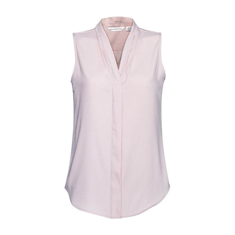 Biz Madison Womens Sleeveless Top S627LN, worn by model