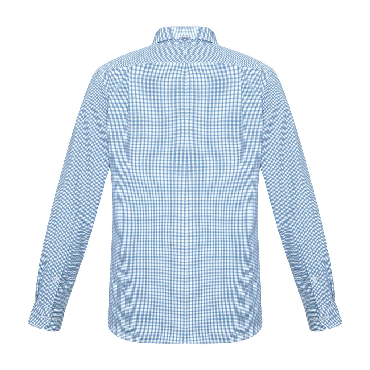 Biz Ellison Mens Long Sleeve Shirt S716ML in Blue, view 2