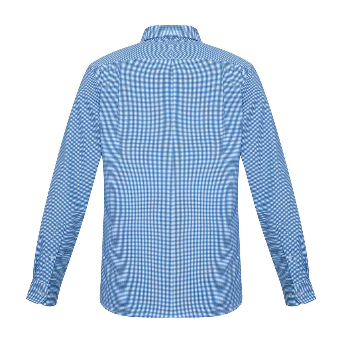 Biz Ellison Mens Long Sleeve Shirt S716ML in French Blue, view 2