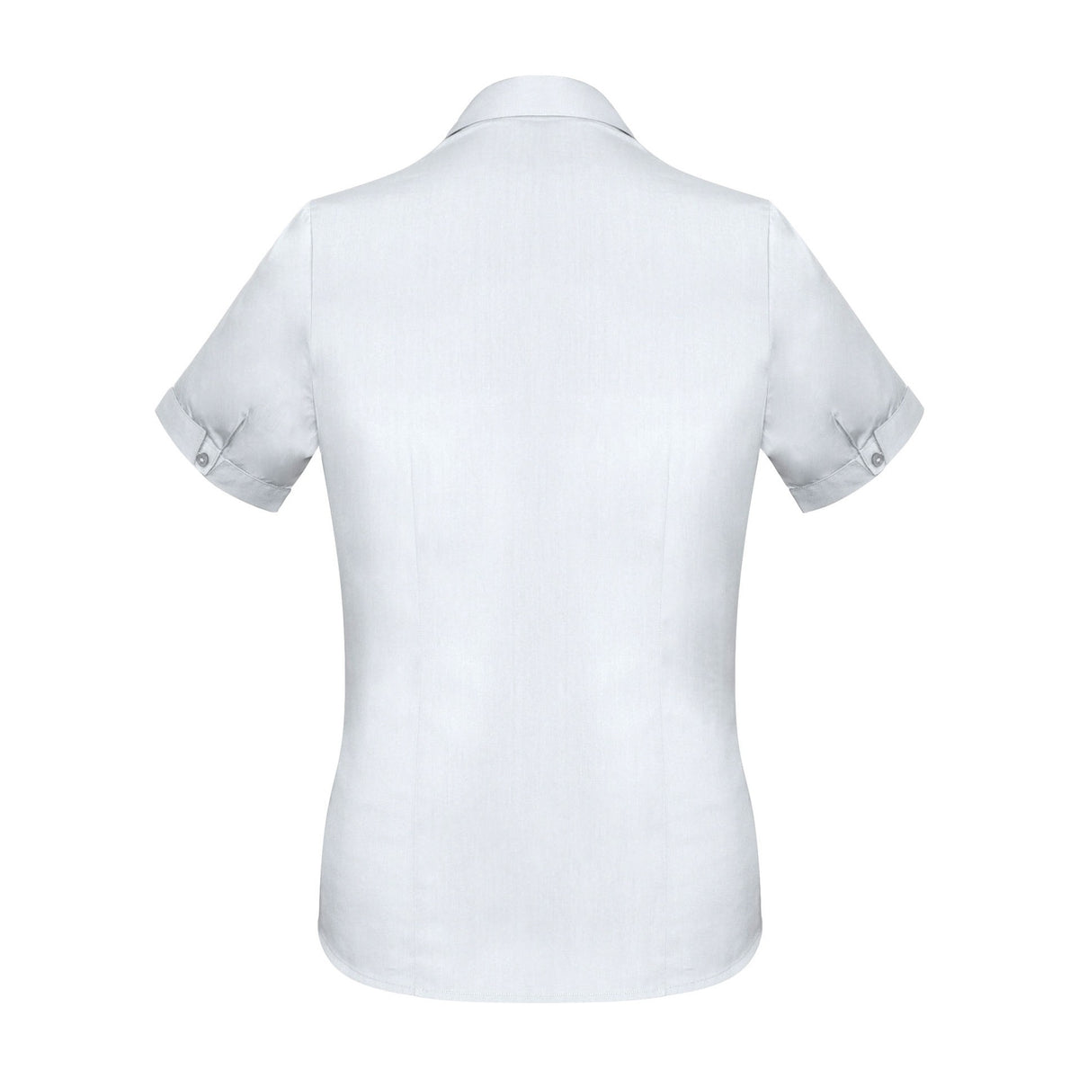 Biz Monaco Womens Short Sleeve Shirt S770LS in White, view 2