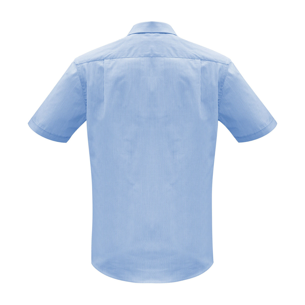 Biz Euro Mens Short Sleeve Shirt S812MS in Blue, view 2