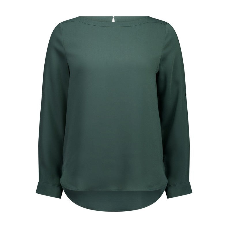 Biz Madison Womens Boatneck Top S828LL in Seafoam