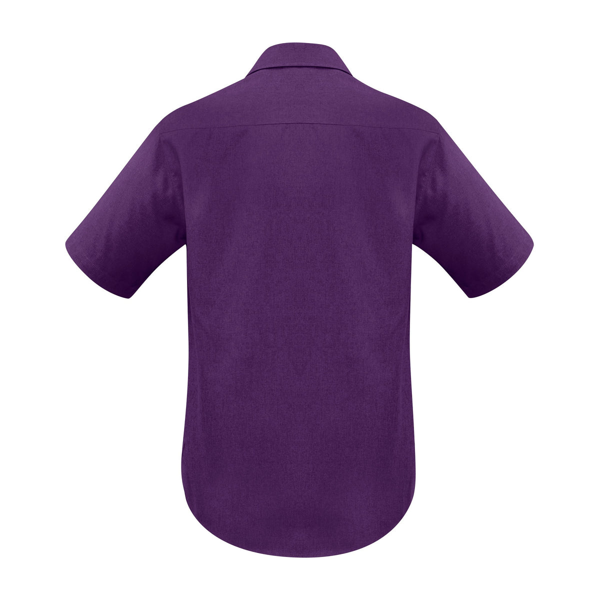 Biz Oasis Mens Short Sleeve Shirt SH3603 in Grape, view 2