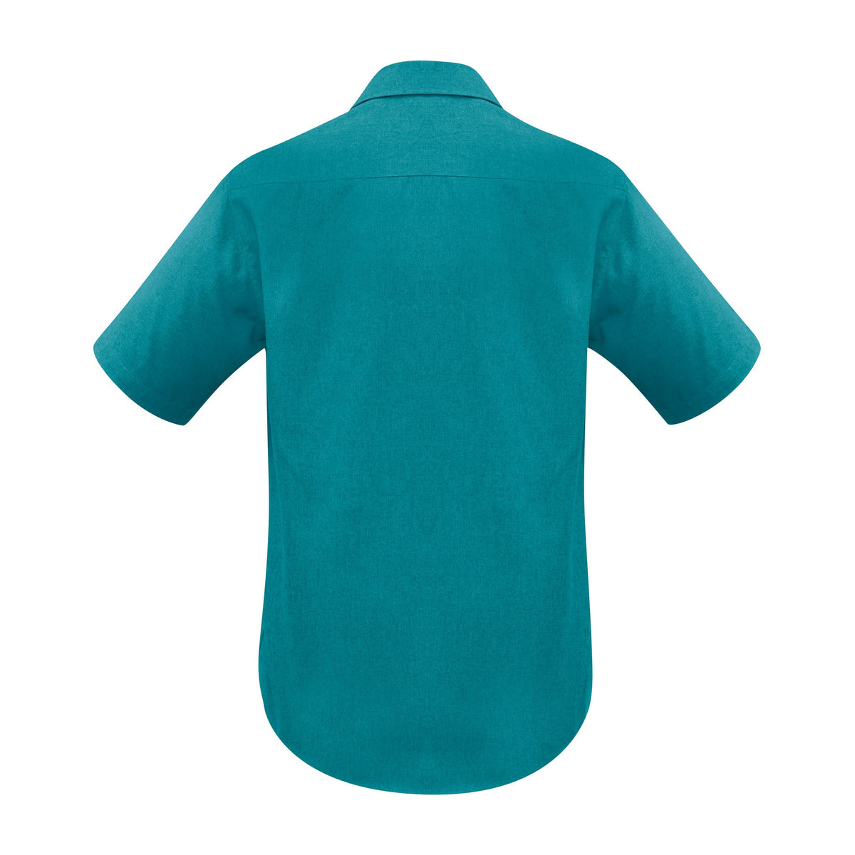 Biz Oasis Mens Short Sleeve Shirt SH3603 in Teal, view 2