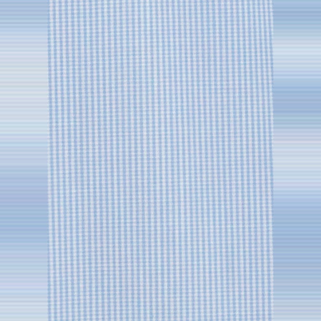 Biz Micro Mens Check Long Sleeve Shirt SH816 in Sky, view 3