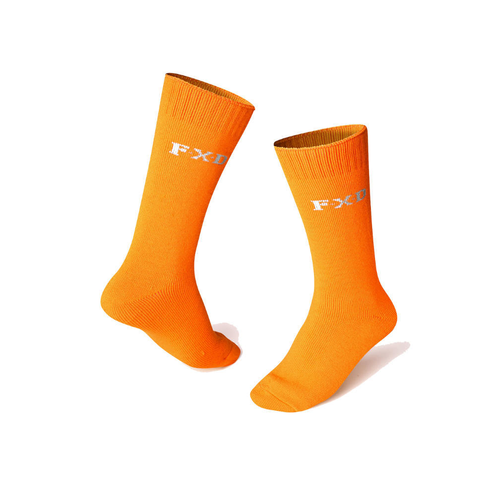 FXD SK-5 Orange Bamboo Socks (2 pack)