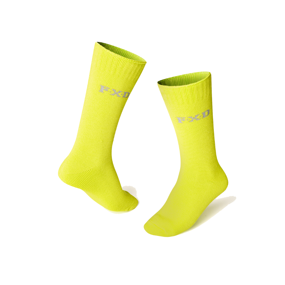 FXD SK-5 Yellow Bamboo Socks (2 pack)
