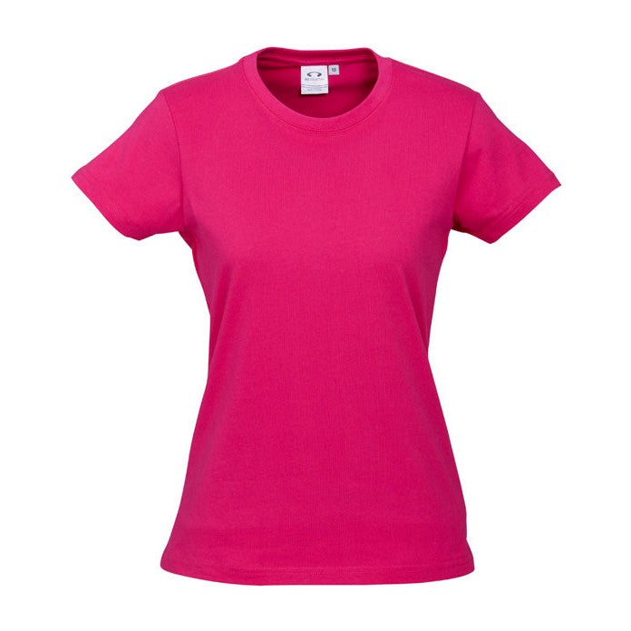 Biz Womens Ice Tee T10022 in Fuchsia
