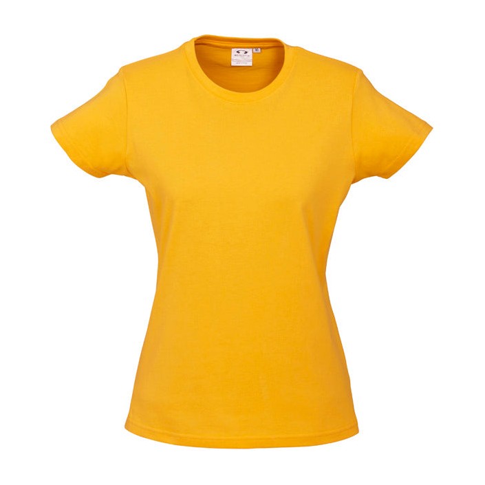 Biz Womens Ice Tee T10022 in Gold