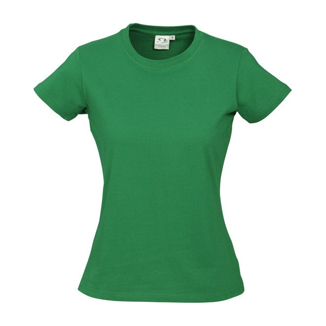 Biz Womens Ice Tee T10022 in Neon Green