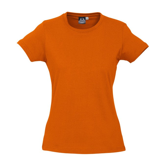 Biz Womens Ice Tee T10022 in Fluoro Orange