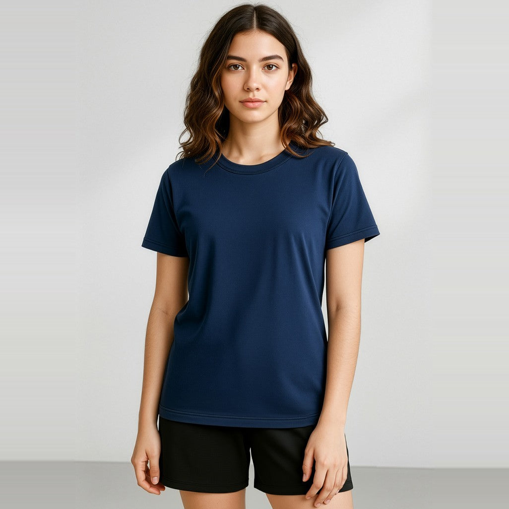 Biz Action Kids Short Sleeve Tee T207KS, worn by model
