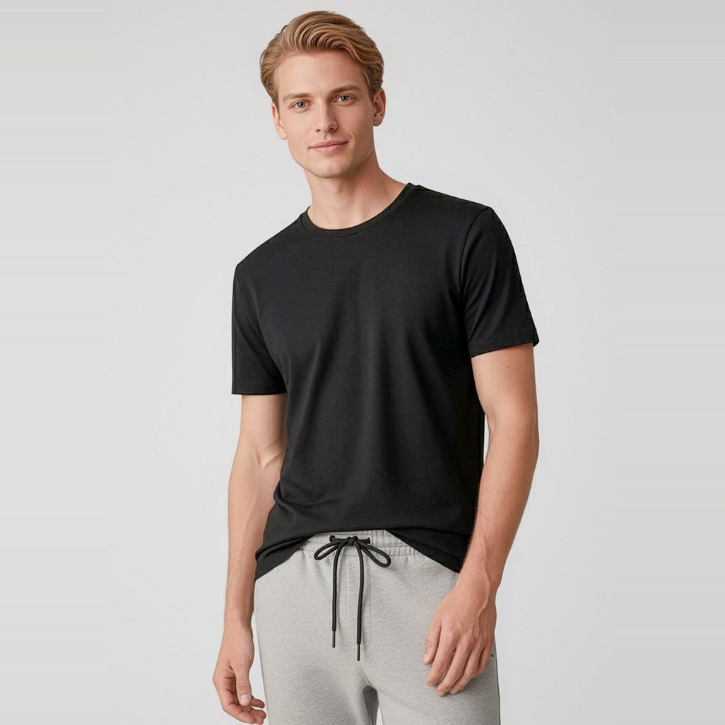 Biz Action Mens Short Sleeve Tee T207MS, worn by model