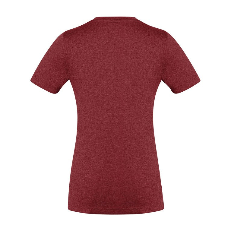 Biz Aero Womens Short Sleeve Tee T800LS in Red, view 2