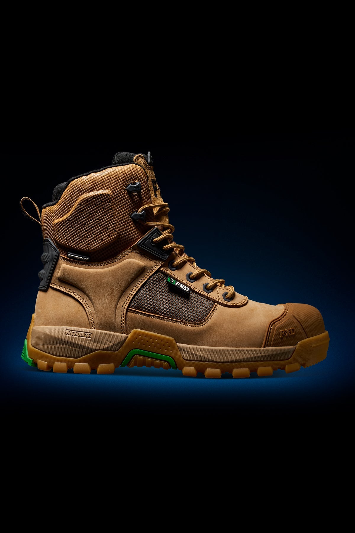 FXD WB-1WP Waterproof Nitrolite Work Boot in Wheat
