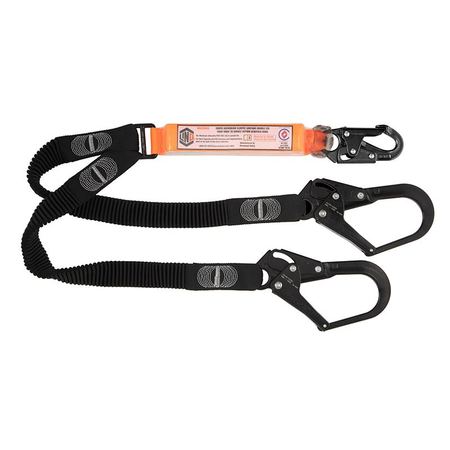 Elite Double Leg Elasticated Lanyard With Hardware Sn & Sd X2