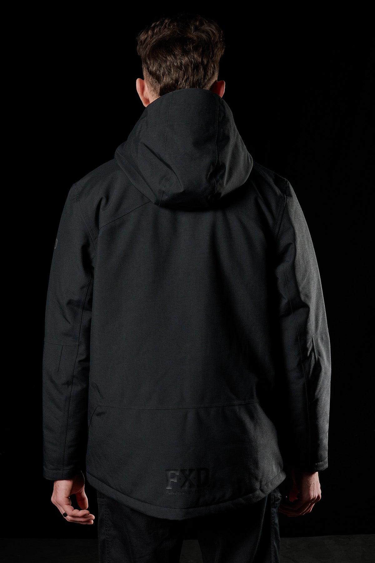 FXD WO-1 Insulated Waterproof Work Jacket in Black, view 3