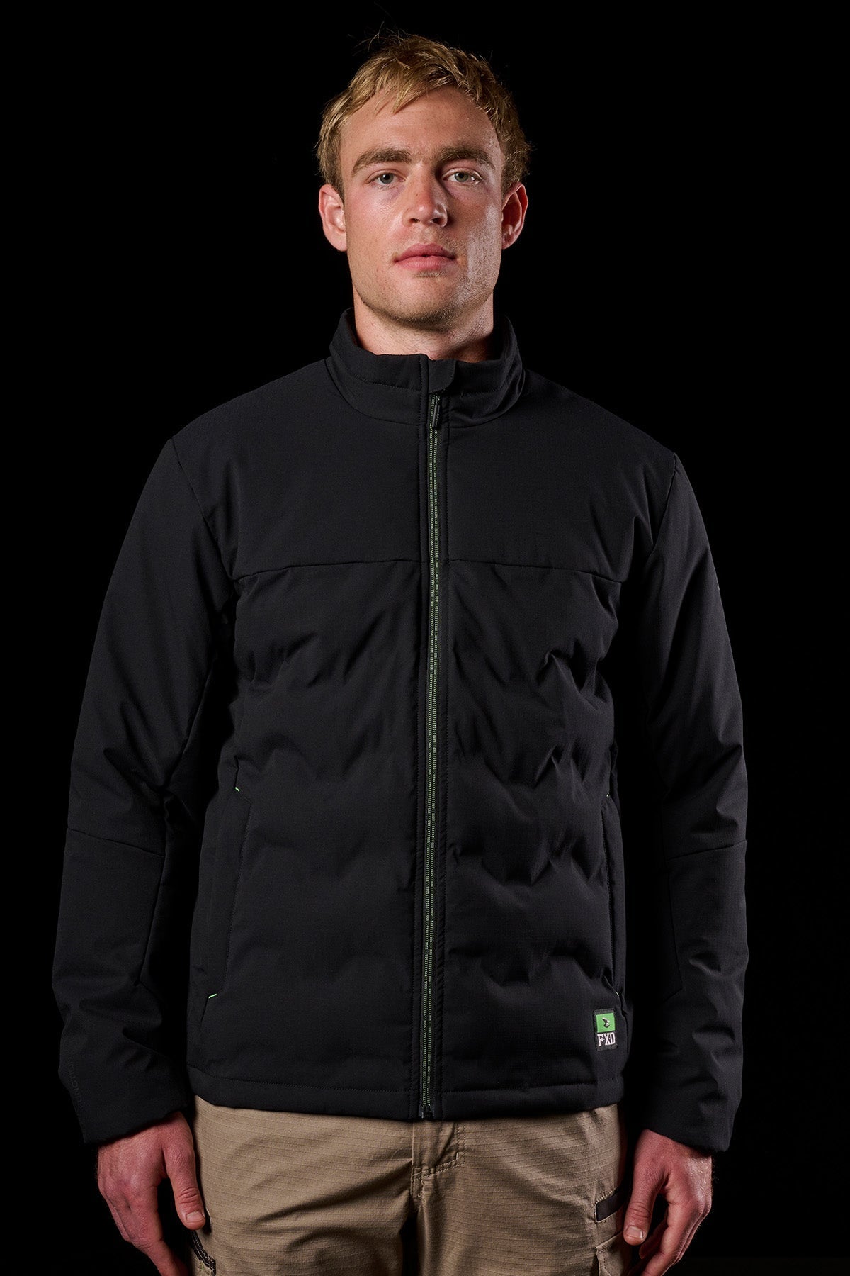 FXD WO-5 Insulated Puffer Work Jacket in Black